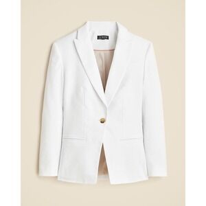 J.Crew Alexandra blazer in stretch linen blend White NWT Size 2
